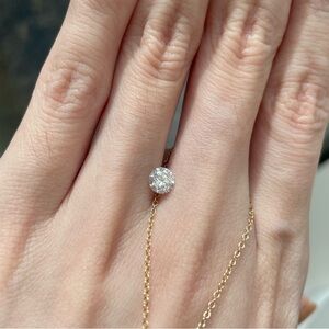 Estate 0.45ct natural earth-mined diamond vintage old round cut 1/2 carat 5mm